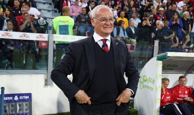 Claudio Ranieri an der Seitenlinie