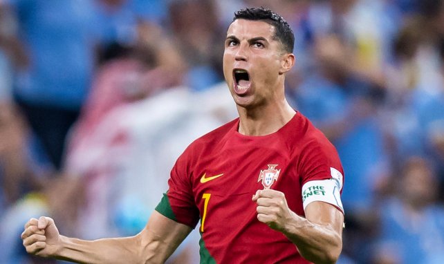 Cristiano Ronaldo jubelt über einen Treffer bei der WM