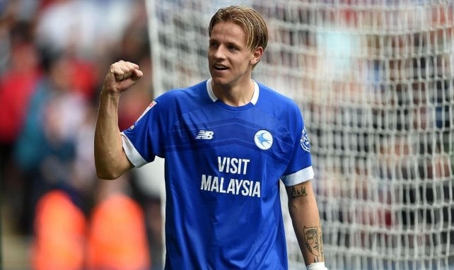 Jesper Daland im Trikot von Cardiff City