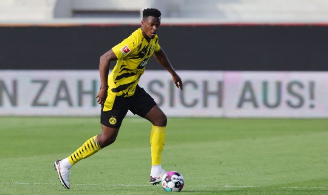 Dan-Axel Zagadou im Einsatz für Borussia Dortmund