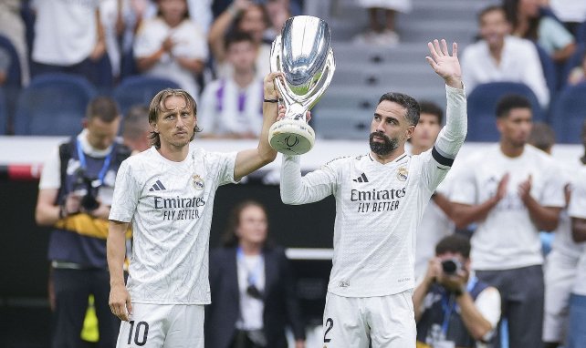 Dani Carvajal an der Seite von Luka Modric