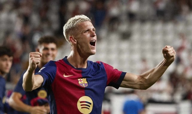 Dani Olmo im Trikot des FC Barcelona