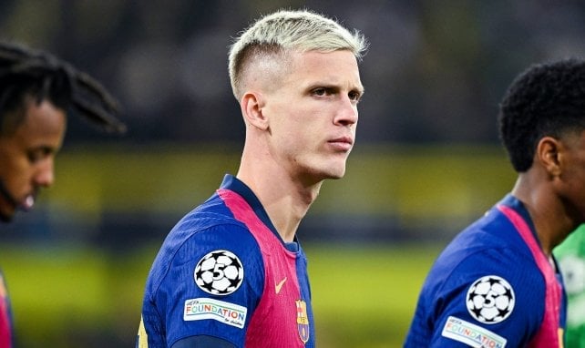 Dani Olmo im Trikot des FC Barcelona