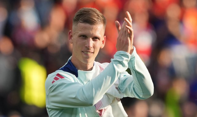 Dani Olmo nach Spielende