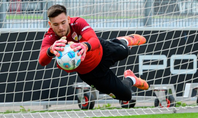 Dennis Seimen beim Training