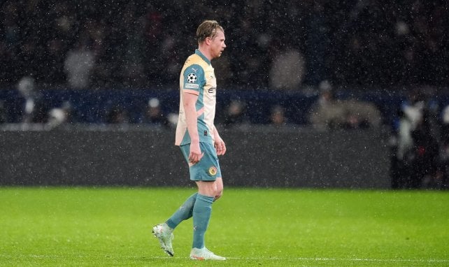 De Bruyne trottet durch den Regen