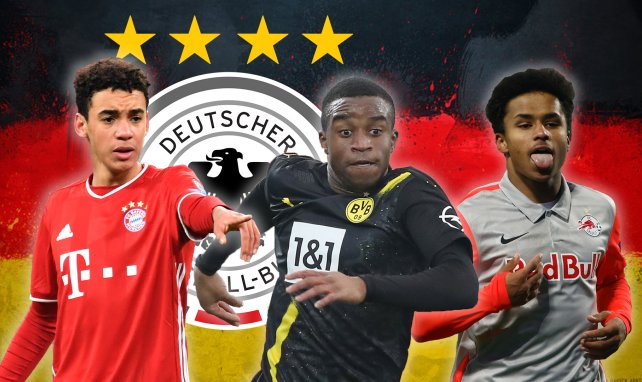 Die Zukunft des DFB: Jamal Musiala, Youssoufa Moukoko und Karim Adeyemi