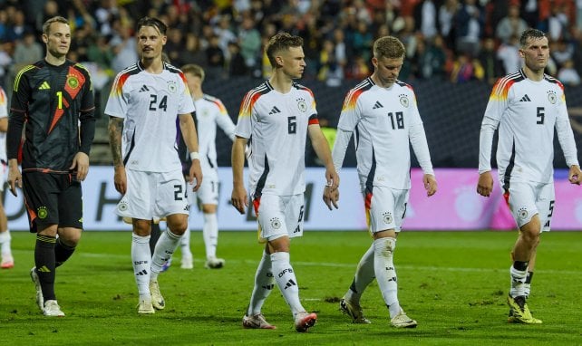 Die deutsche Nationalmannschaft nach dem 0:0 gegen die Ukraine