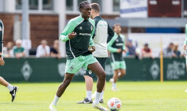 Dikeni Salifou beim Training