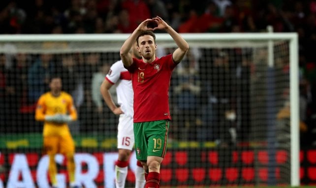 Diogo Jota im Einsatz für die portugiesische Nationalmannschaft