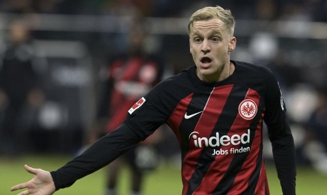 Donny van de Beek bei einem seiner wenigen Einsätze für Eintracht Frankfurt