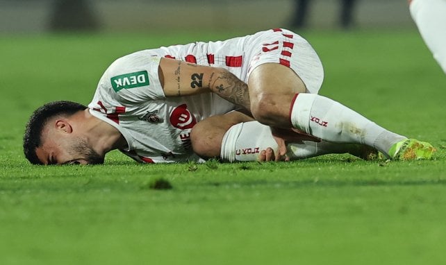 Jusuf Gazibegovic liegt verletzt auf dem Boden