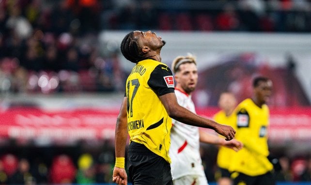 Carney Chukwuemeka im Spiel gegen RB Leipzig