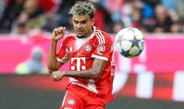 Luis Díaz bei seinem ersten Einsatz für den FC Bayern