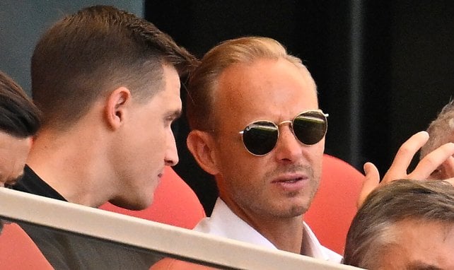 Rouven Kasper auf der VfB-Tribüne
