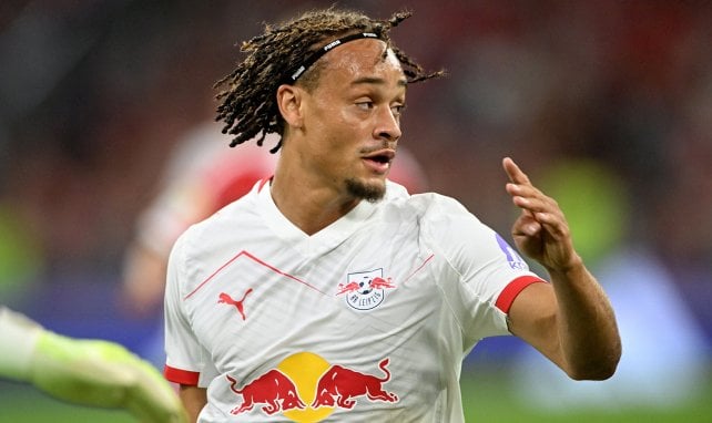 Xavi Simons beim Bundesliga-Auftakt gegen den FC Bayern