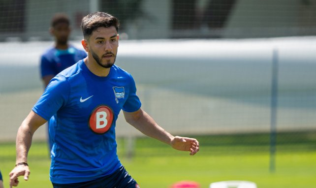 Kevin Sessa im Hertha-Training