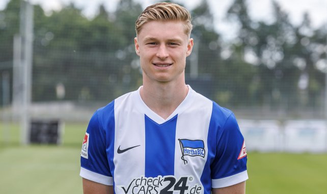 Julian Eitschberger im Hertha-Trikot