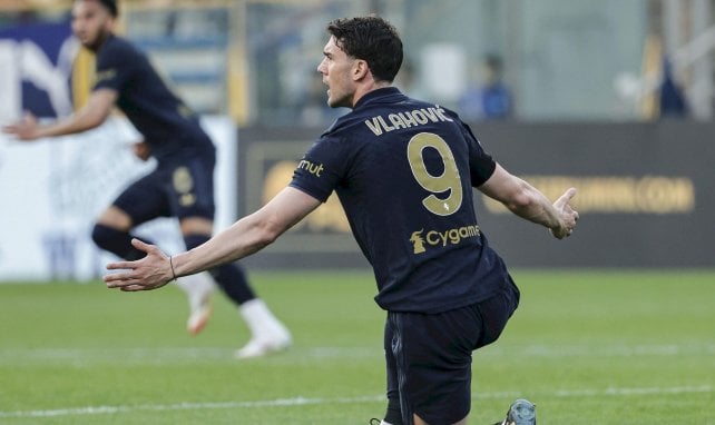 Dusan Vlahovic ist frustriert