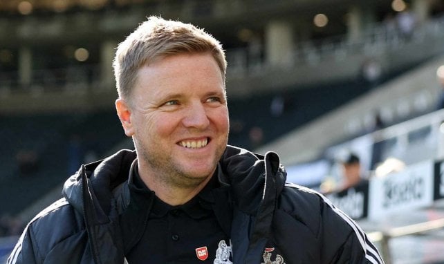 Newcastle Uniteds Trainer Eddie Howe