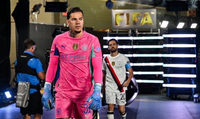 Ederson in der Kabine