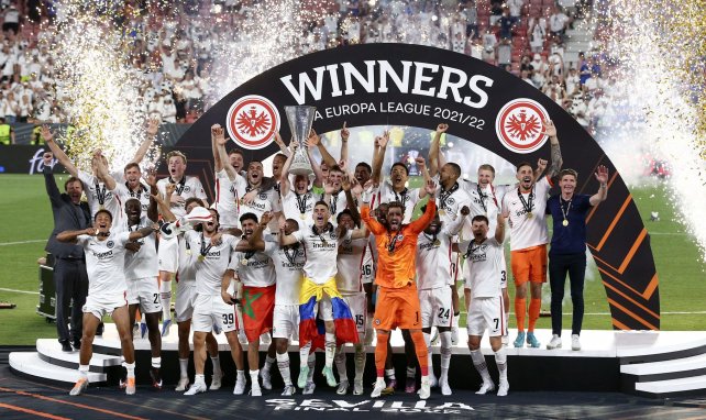 Eintracht Frankfurt feiert den Europa League-Titel