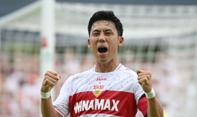 Wataru Endo im Trikot des VfB Stuttgart