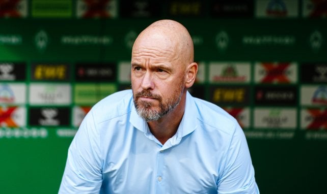 Erik ten Hag schlecht gelaunt