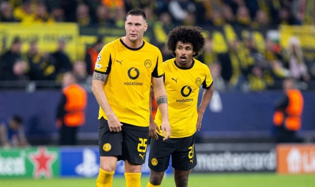 Niklas Süle mit Karim Adeyemi