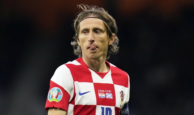 Luka Modric im Dress der kroatischen Nationalmannschaft