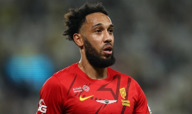 Aubameyang schaut überrascht