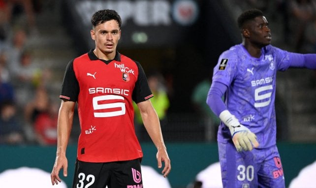 Fabian Rieder im Rennes-Trikot