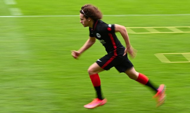 Fabio Blanco im Training der Eintracht-Profis