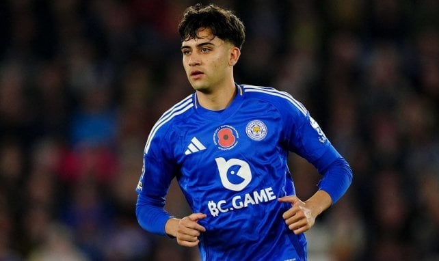 Facundo Buonanotte im Leicester-Trikot