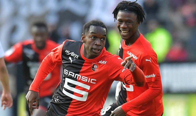 Faitout Maouassa im Trikot von Stade Rennes