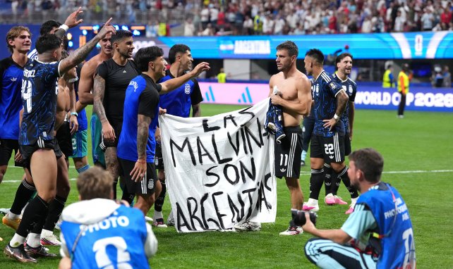Falkland Banner Argentinien Droht Fifa Strafe Falkland Banner Argentinien Droht Fifa Strafe