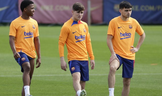 Gavi (m.) im Training des FC Barcelona