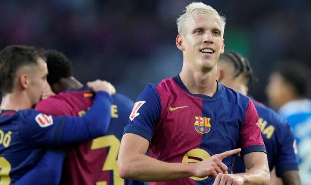 Dani Olmo im Trikot des FC Barcelona