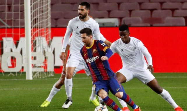 Lionel Messi im Spiel gegen Huesca