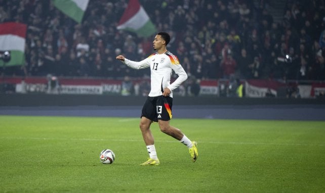 Felix Nmecha im Trikot der deutschen Nationalmannschaft