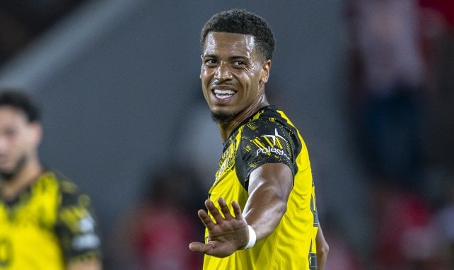 Felix Nmecha im Trikot von Borussia Dortmund