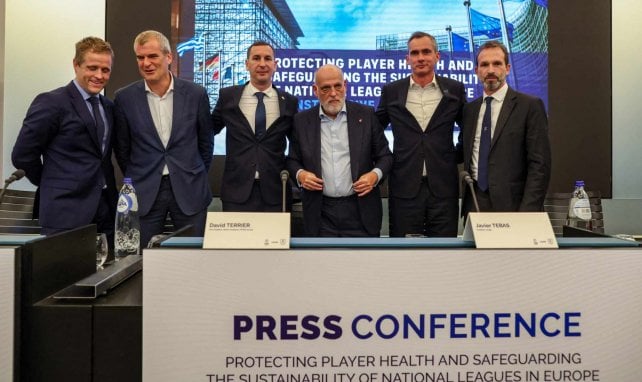 Die FIFPro-Pressekonferenz in Brüssel