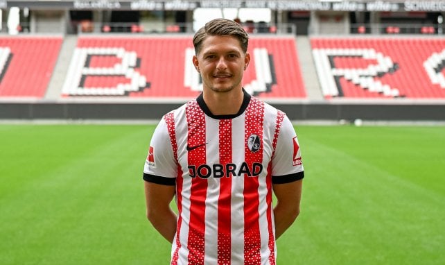 Florent Muslija im SC-Trikot