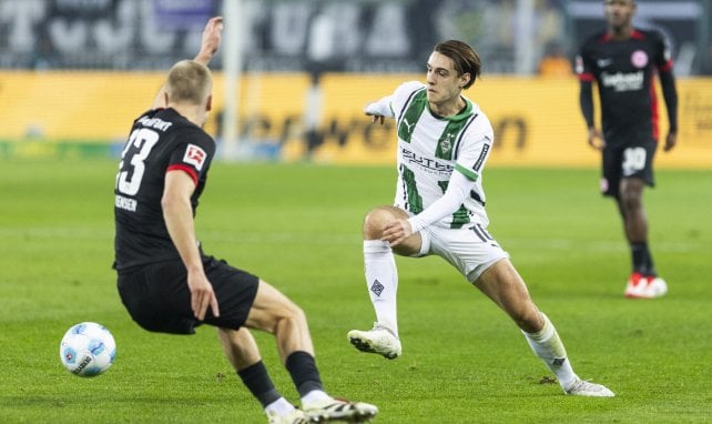 Florian Neuhaus stand gegen Eintracht Frankfurt überraschend in der Startformation.