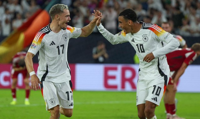 Florian Wirtz und Jamal Musiala im DFB-Trikot