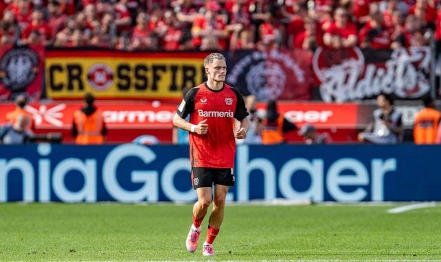 Beim Saisonfinale in der BayArena: Florian Wirtz