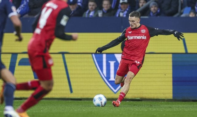 Florian Wirtz im Einsatz für Bayer Leverkusen