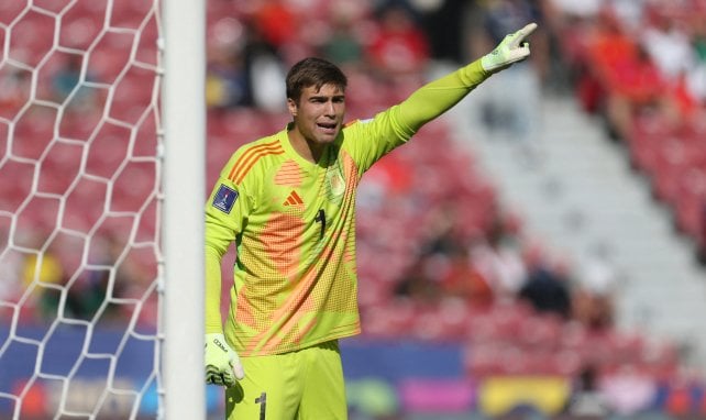 Fran González im Tor bei der U20-Wm