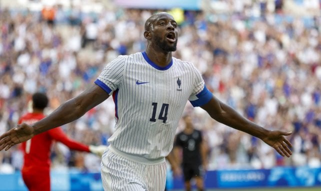 Jean-Phillipe Mateta im Trikot der französischen Nationalmannschaft