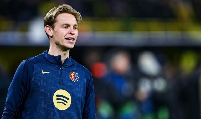 Frenkie de Jong macht sich warm